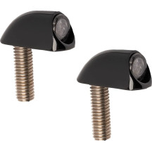 Neowise Bullet Smooth 2-1 LED Intermitente — Harley-Davidson®, carcasa negra, LEDs ámbar y blanco