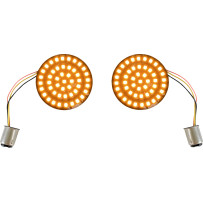 Genesis® 4 Inserto delantero de señal de giro ámbar sólido — base 1157, 48 LED, ámbar