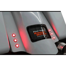 Luces Traseras Thunder Bolt — 3/4", 12V, montaje empotrado, negro anodizado