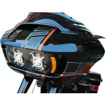 Embellecedor Tracer para intermitente — Harley-Davidson®, negro