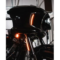 Intermitentes delanteros LED Performance — Harley-Davidson®, negro brillante