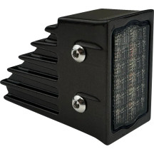 Intermitentes delanteros LED de alto rendimiento — Para Harley-Davidson, carcasa bronce oscuro, LEDs ámbar y blancos