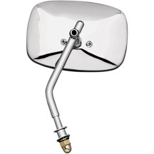 Chrome Universal Die-Cast Mirror — Head 10 cm × 12.7 cm, Stem 12.7 cm