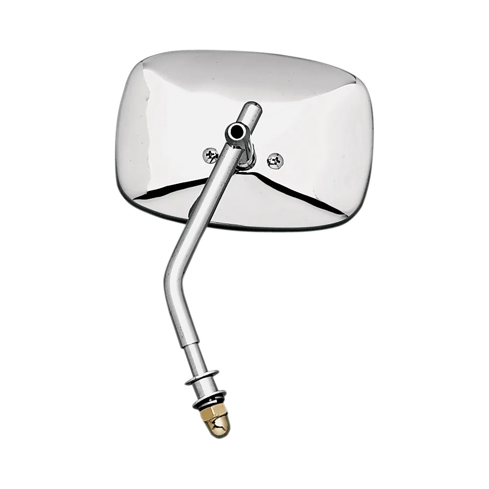 Chrome Universal Die-Cast Mirror — Head 10 cm × 12.7 cm, Stem 12.7 cm
