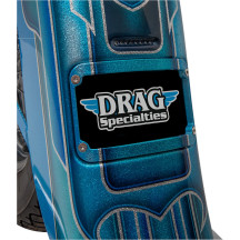 WFB™ Benchmark Stretched Rear Fender License Plate Frame — Curved, Rear, Raw