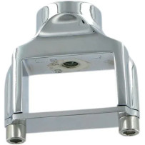 Side-Mount License Plate Mount Clamp — Side Mount, Chrome