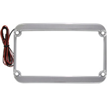 The One Rear Fender Lighted License Frame — fits The One Rear Fender 1401-0485, 4" x 7" license plate