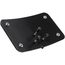 3-Hole Mounted LED Lighted License Plate Frame — Chrome, kit