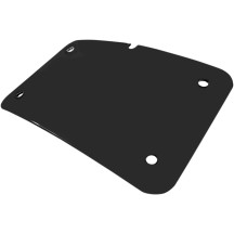 3-Hole License Plate Mount — fits 3-hole OEM fenders, black