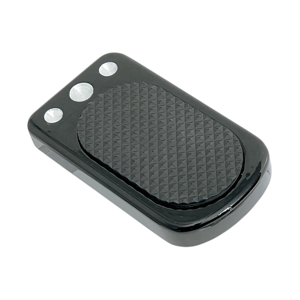 Brake Pedal Cover — 6.67 cm (2-5/8") x 12.07 cm (4-3/4"), Black