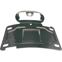 Soporte de reubicación de matrícula — Cromado