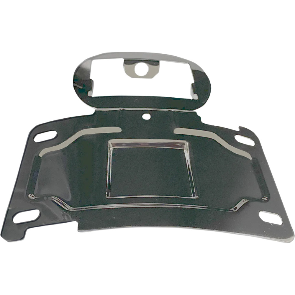 Soporte de reubicación de matrícula — Cromado