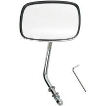 Live to Ride Custom Mirror — 25 mm (1") mounting, clamp-on, Chrome/Gold