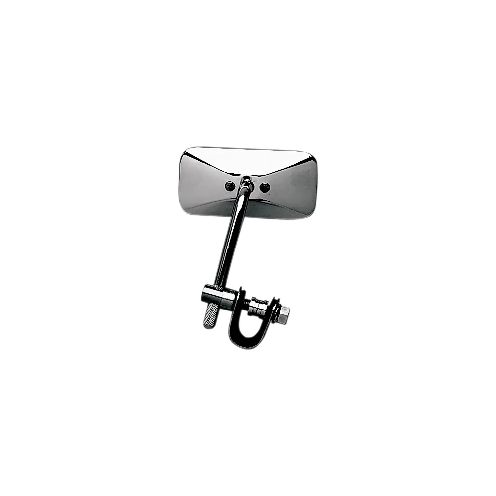 Die-Cast Chrome Custom Mirror — 11.5 cm x 51 mm head, 12.7 cm stem, Chrome