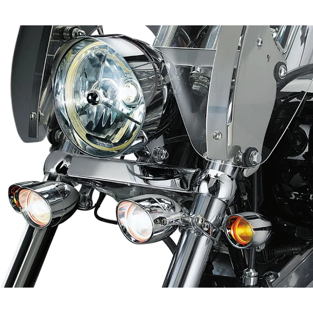 P-Clamp — 38 mm (1-1/2"), 41.3 mm (1-5/8"), frame tube, Chrome