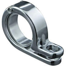 P-Clamp — 34.9 mm (1-3/8"), frame tube, chrome