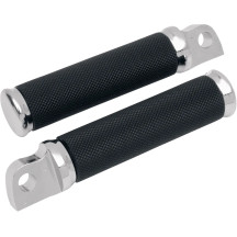 Foot Pegs — Male mount, Black, Pair