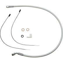 Sterling Chromite II® Designer Handlebar Installation Kit — Fits 12"–14" ape hanger, Chrome