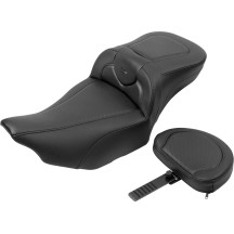 Asiento Roadsofa™ de Alcance Extendido — 30-1/2" total, 17-1/2" conductor, Negro