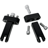 Passenger Foot Peg Mount Kits — Black, Silver, gloss finish, left/right/rear mounting