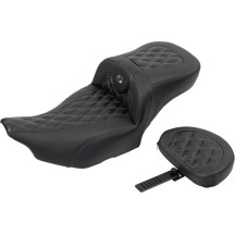 Roadsofa™ Extended Reach Seat — 17.5 in driver length, 14 in driver width, Black