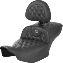 Roadsofa™ Extended Reach Seat — 17.5 in driver length, 14 in driver width, Black