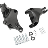 Passenger Foot Peg Mount Kit — Left and Right, pair, black