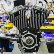 V124 Long Block Engine — 124 cu in, 4-1/8" bore, 4-5/8" stroke