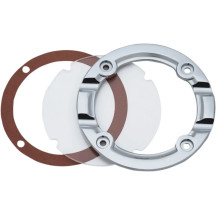 Replacement Clear Trap Door for Hypercharger™ — Clear, Chrome trim