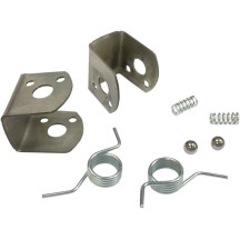 Passenger Peg Hardware Set — Male Mount, Chrome