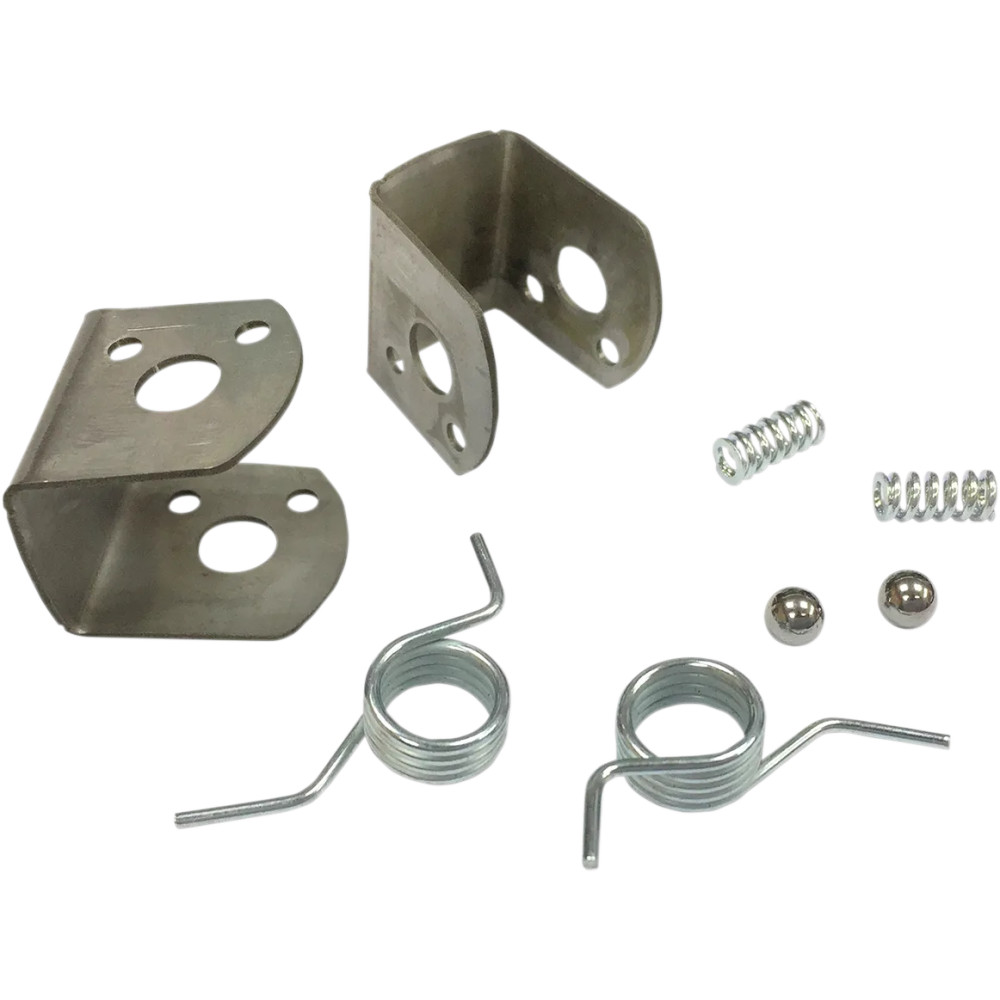 Passenger Peg Hardware Set — Male Mount, Chrome