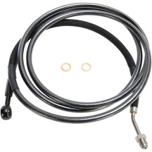 Alternate Length Hydraulic Clutch Line — 203 cm (80"), 10 mm 180° banjo fitting, Black