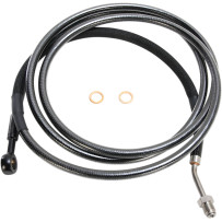 Alternate Length Hydraulic Clutch Line — 203 cm (80"), 10 mm 180° banjo fitting, Black