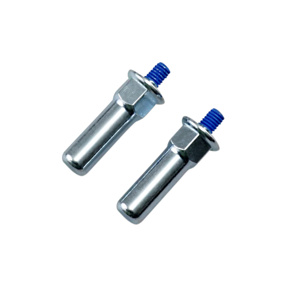 Peg Pins — 38 mm (1-1/2"), Blue, Silver