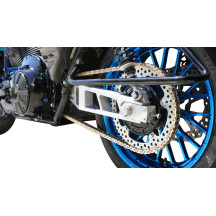 Chain Drive Conversion Kit — 530 chain, 57/27 teeth, natural & anodized