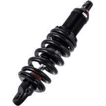 Amortiguador 465 Series para Softails — 46 mm de diámetro, 343 mm longitud extendida, negro anodizado