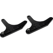 M8 Trike Rear Lift Kit — for '17 and newer trikes, OEM-length shocks 13", Black powder-coated