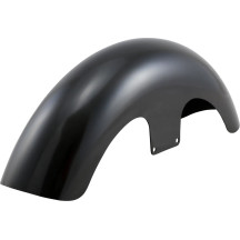 Tire Hugger Front Fender for Dresser — 21" wheel, 6-1/4" fender width, 33" contour, Black E-Coating