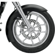 Tire Hugger Front Fender for Dresser — 21", Black