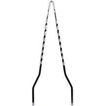 Twisted Sticks Sissy Bar — 762 mm (30"), Black