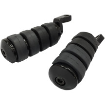 Foot Pegs — Large, Folding, Black