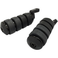 Foot Pegs — Large, Folding, Black