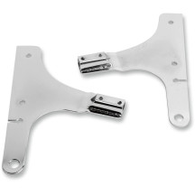 Sissy Bar Side Plates — 22.23 cm (8.75"), Chrome