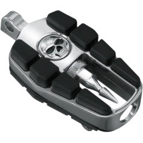 Estriberas Zombie™ — montaje macho, cromo/negro