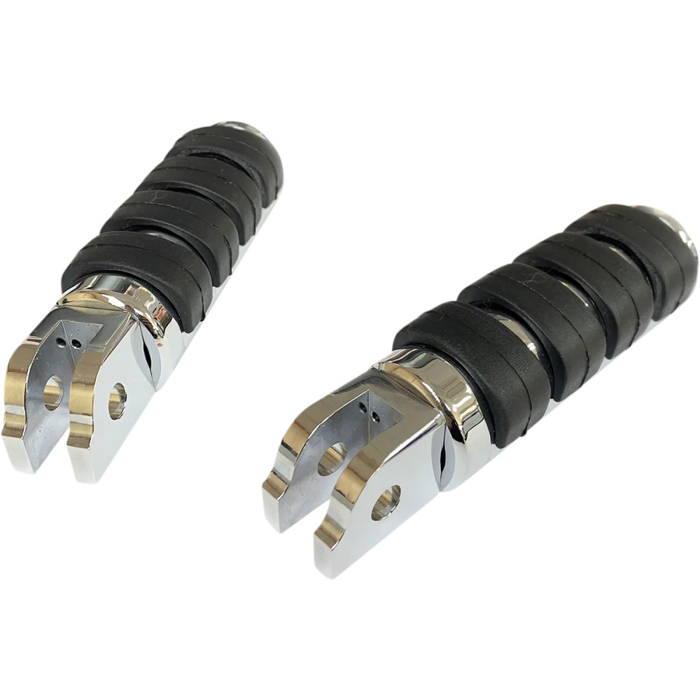 FML Foot Pegs — Large, Driver, Chrome