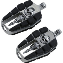 Zombie™ Pegs — Male mount, Chrome/Black
