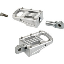 Punisher Foot Pegs — Folding pair, 88.9 mm × 55.56 mm, Polished