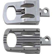 Punisher Foot Pegs — Folding pair, 88.9 mm × 55.56 mm, Polished