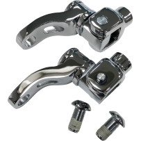 Passenger Peg Mount — Chrome, adjustable 2 in