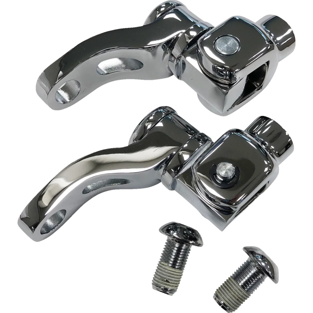 Passenger Peg Mount — Chrome, adjustable 2 in